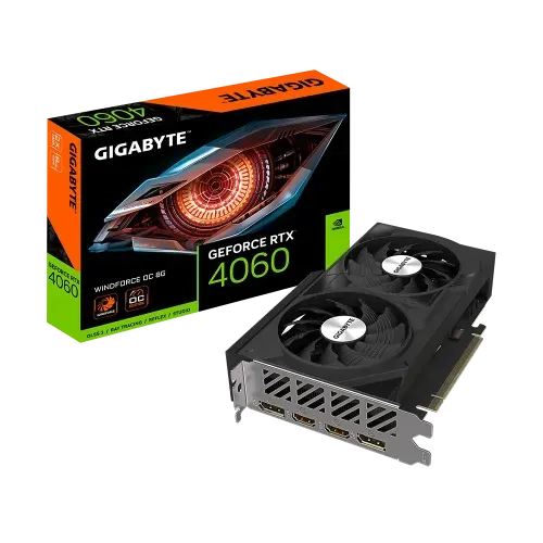 GIGABYTE GeForce RTX 4060 WINDFORCE OC 8G GDDR6 Graphics Card